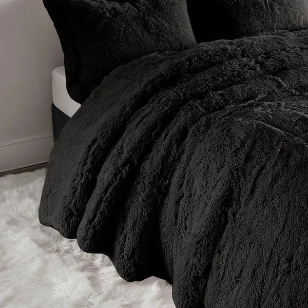 Malea Shaggy Faux Fur Comforter Mini Set by Intelligent Design - Gifts for You 'n Me