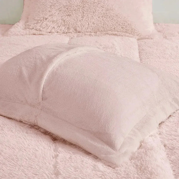 Malea Shaggy Faux Fur Comforter Mini Set by Intelligent Design - Gifts for You 'n Me