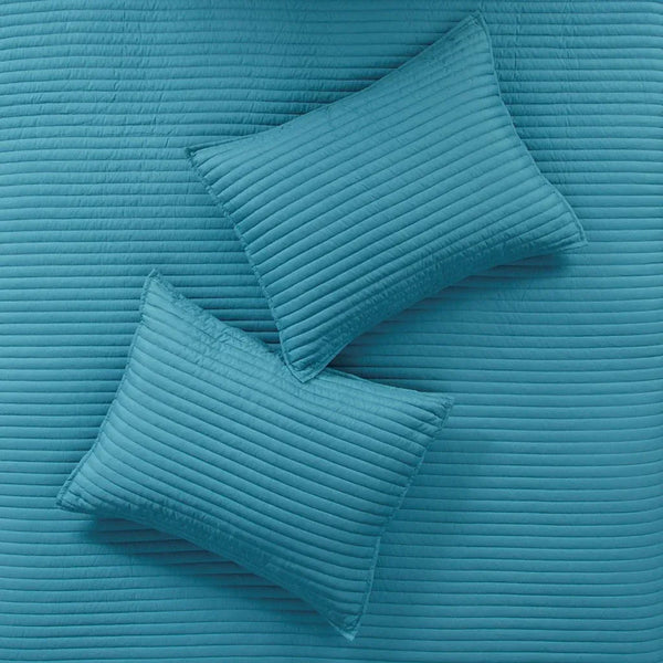 Marina 8 Piece Printed Seersucker Comforter and Coverlet Set Collection - Gifts for You 'n Me