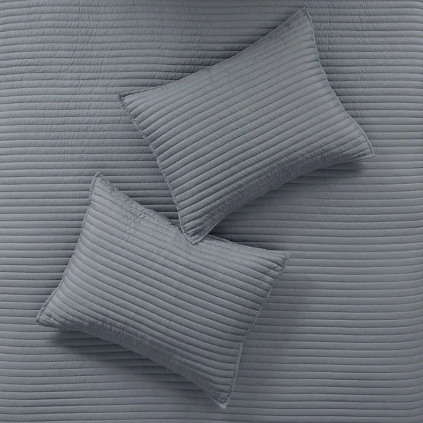 Marina 8 Piece Printed Seersucker Comforter and Coverlet Set Collection - Gifts for You 'n Me