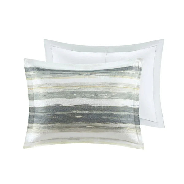 Marina 8 Piece Printed Seersucker Comforter and Coverlet Set Collection - Gifts for You 'n Me