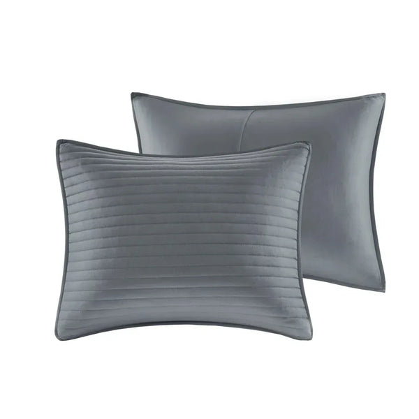 Marina 8 Piece Printed Seersucker Comforter and Coverlet Set Collection - Gifts for You 'n Me