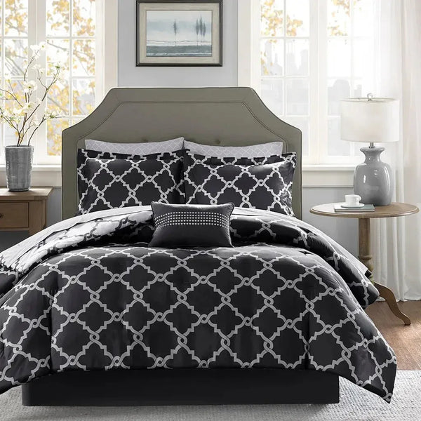 Merritt Reversible Comforter and Cotton Sheet Set by Madison Park Essentials - Gifts for You 'n Me