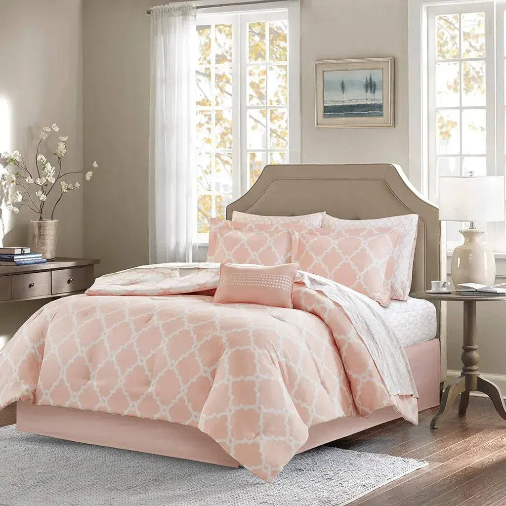 Merritt Reversible Comforter and Cotton Sheet Set by Madison Park Essentials - Gifts for You 'n Me