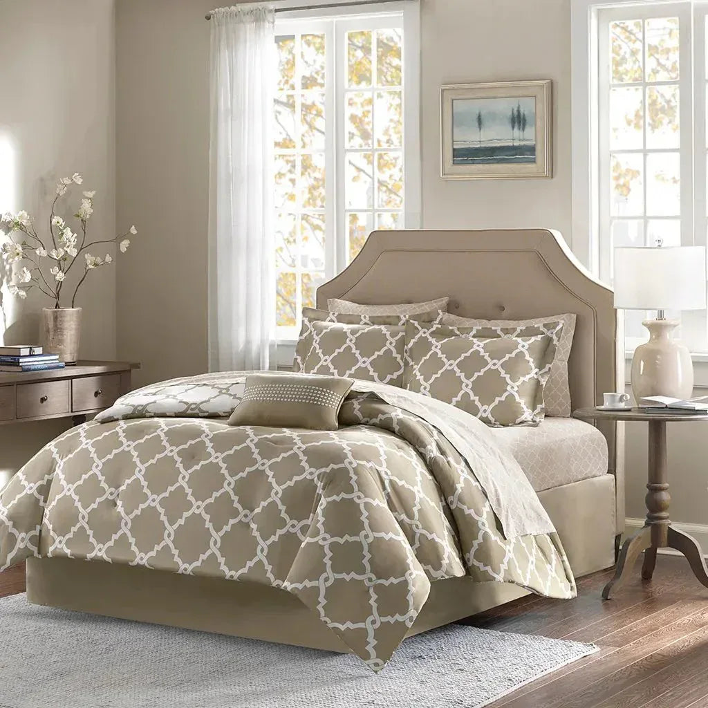 Merritt Reversible Comforter and Cotton Sheet Set by Madison Park Essentials - Gifts for You 'n Me