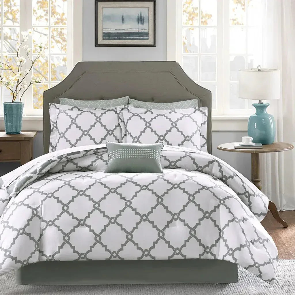 Merritt Reversible Comforter and Cotton Sheet Set by Madison Park Essentials - Gifts for You 'n Me