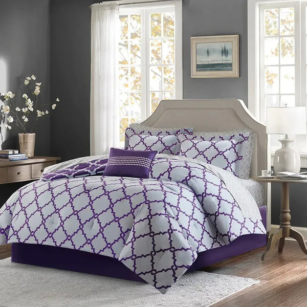 Merritt Reversible Comforter and Cotton Sheet Set by Madison Park Essentials - Gifts for You 'n Me
