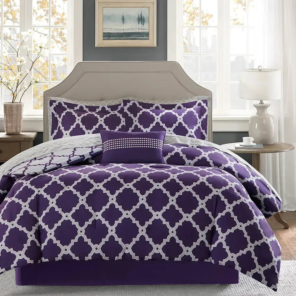 Merritt Reversible Comforter and Cotton Sheet Set by Madison Park Essentials - Gifts for You 'n Me