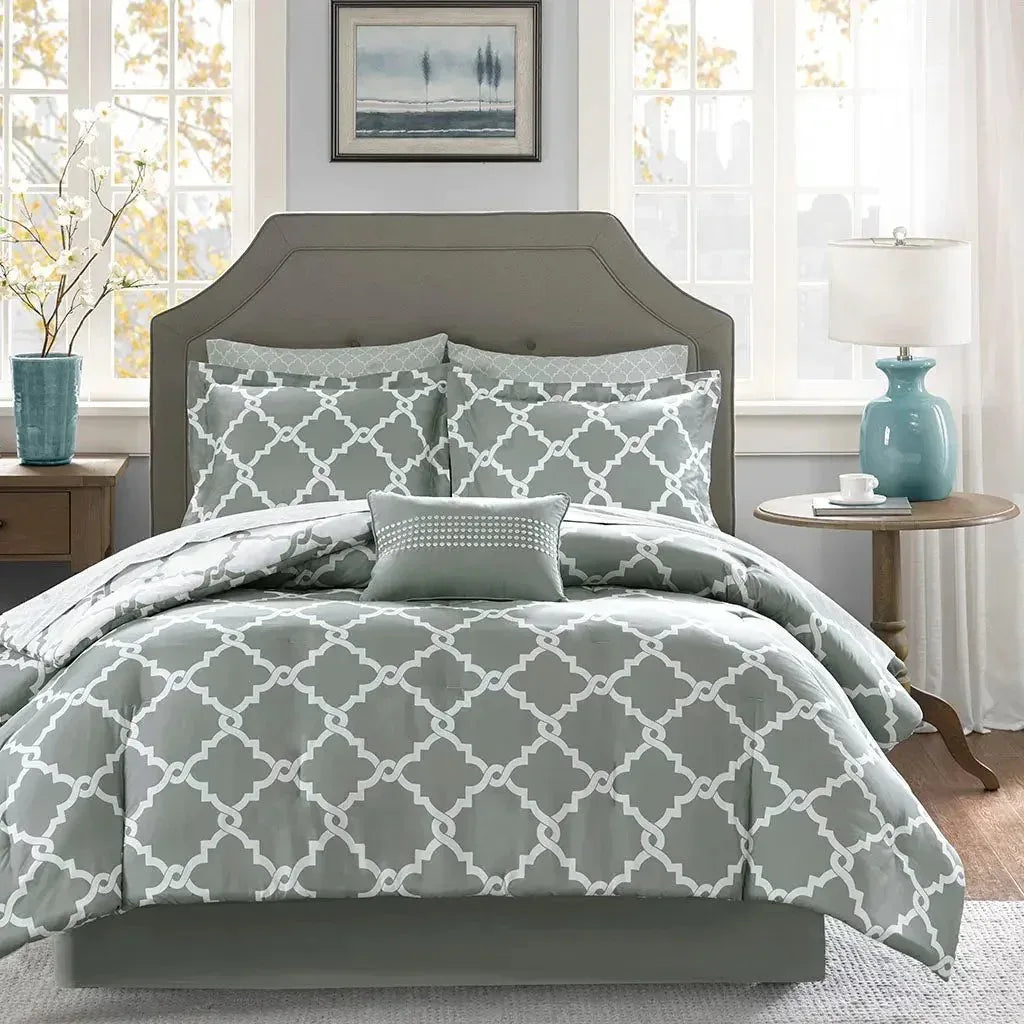 Merritt Reversible Comforter and Cotton Sheet Set by Madison Park Essentials - Gifts for You 'n Me