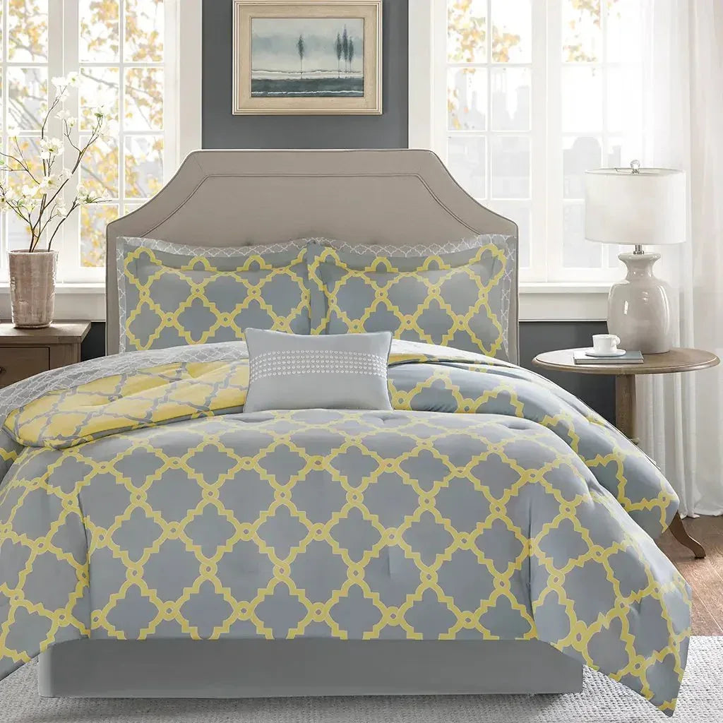 Merritt Reversible Comforter and Cotton Sheet Set by Madison Park Essentials - Gifts for You 'n Me