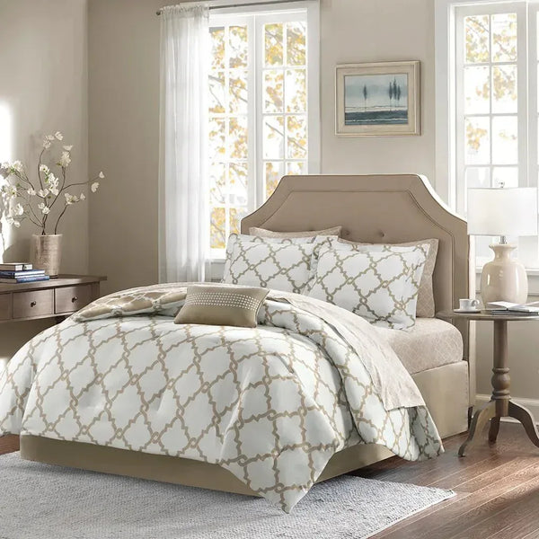 Merritt Reversible Comforter and Cotton Sheet Set by Madison Park Essentials - Gifts for You 'n Me