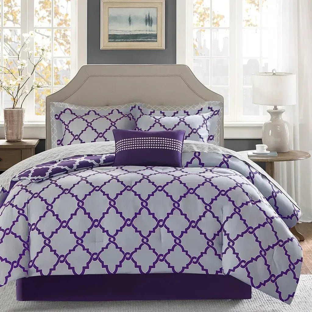 Merritt Reversible Comforter and Cotton Sheet Set by Madison Park Essentials - Gifts for You 'n Me