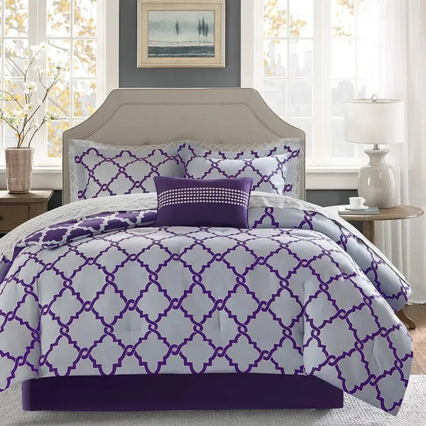 Merritt Reversible Comforter and Cotton Sheet Set by Madison Park Essentials - Gifts for You 'n Me