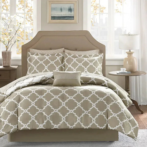 Merritt Reversible Comforter and Cotton Sheet Set by Madison Park Essentials - Gifts for You 'n Me