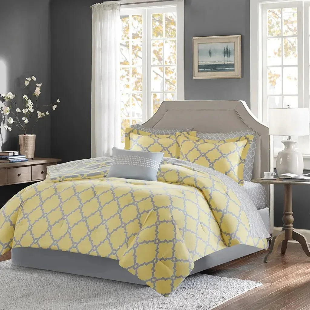 Merritt Reversible Comforter and Cotton Sheet Set by Madison Park Essentials - Gifts for You 'n Me