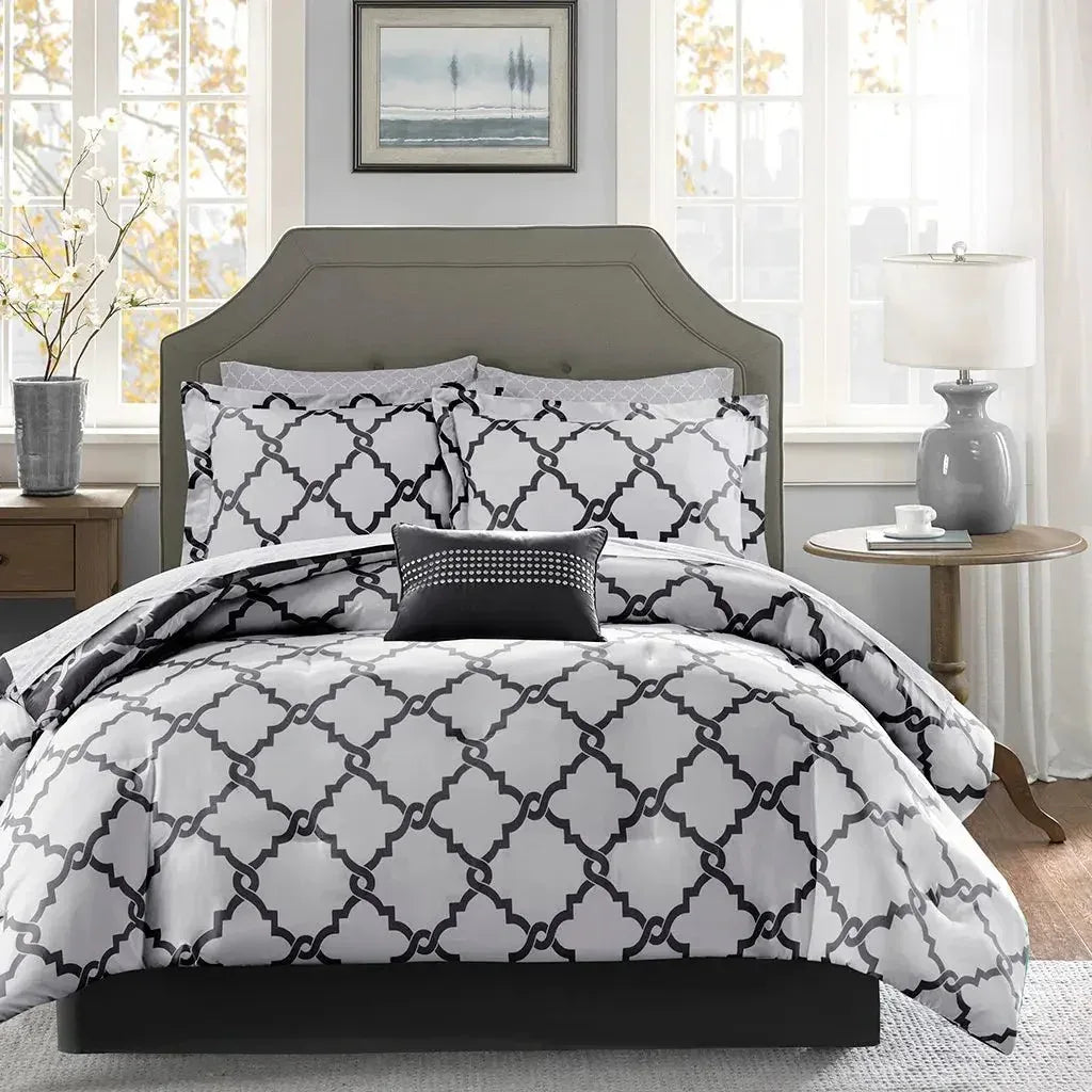 Merritt Reversible Comforter and Cotton Sheet Set by Madison Park Essentials - Gifts for You 'n Me