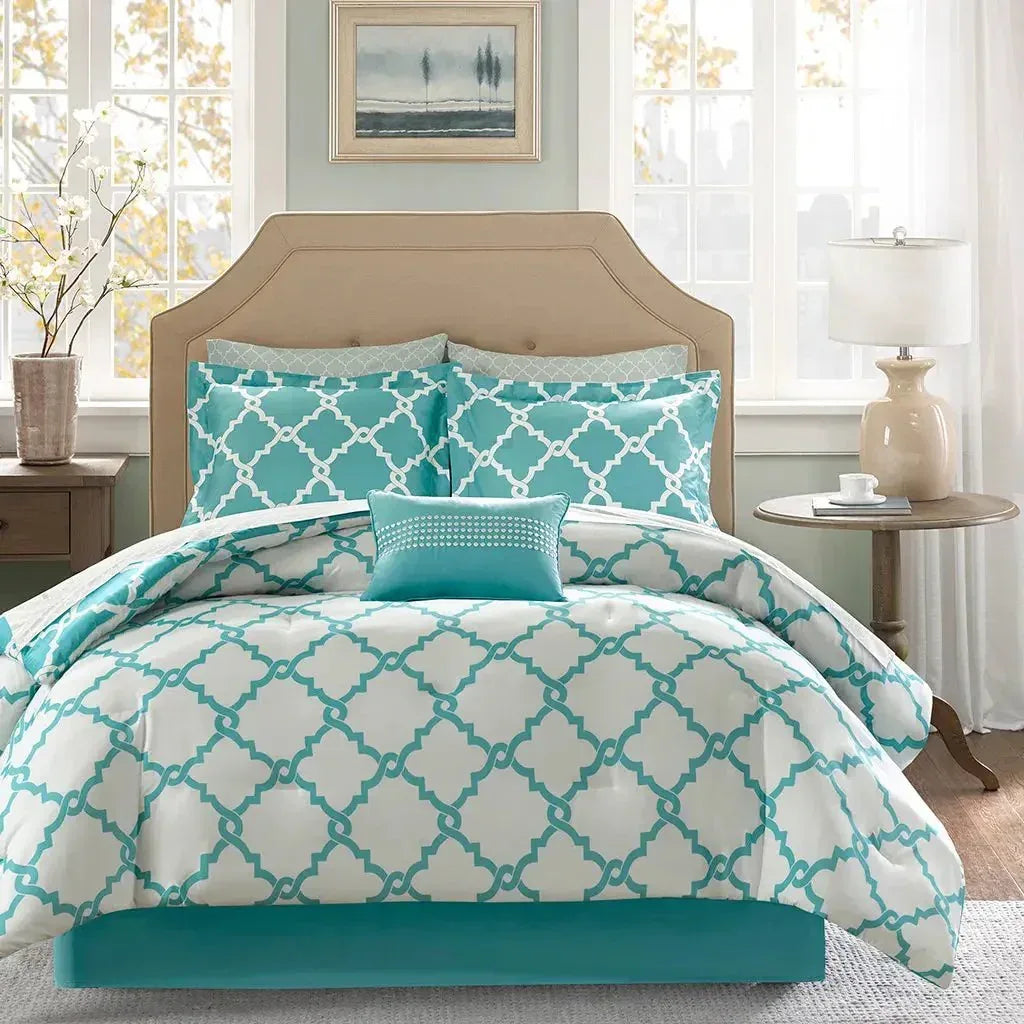Merritt Reversible Comforter and Cotton Sheet Set by Madison Park Essentials - Gifts for You 'n Me