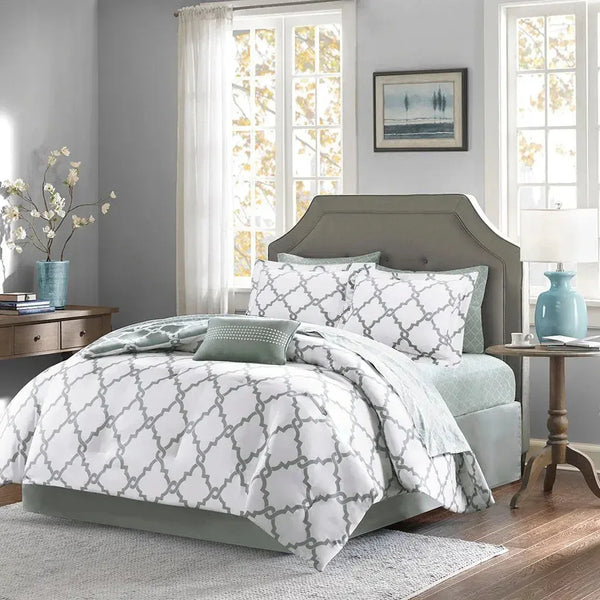 Merritt Reversible Comforter and Cotton Sheet Set by Madison Park Essentials - Gifts for You 'n Me
