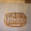 Large Round Bamboo Pendant Light