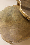 Aluminum Coffee Tables With Antique Brass Finish - Set of 2