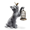Night of Discovery Garden Lantern Cat and Bird