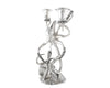 TWO TAPER PEWTER OCTOPUS CANDELABRUM