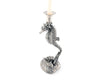 PEWTER SEAHORSE CANDLESTICK