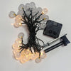 Christmas day landscape camholic ball LED light flashlight outdoor decorative lamp atmosphere light solar light string
