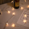LED snowflake battery lantern snowflake decorative Christmas jewelry lamp room indoor layout stars