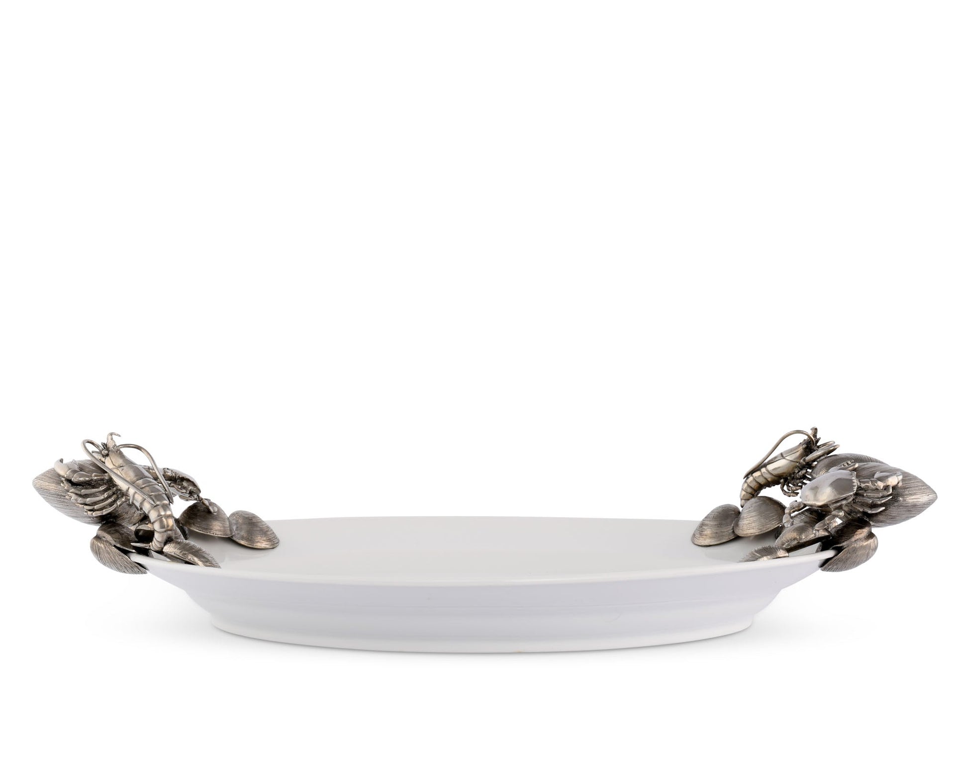 MARINE LIFE LARGE STONEWARE TRAY