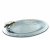 PEWTER LOBSTER - HAMMERED STEEL TRAY