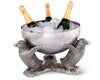 PEWTER PENGUIN ICE TUB