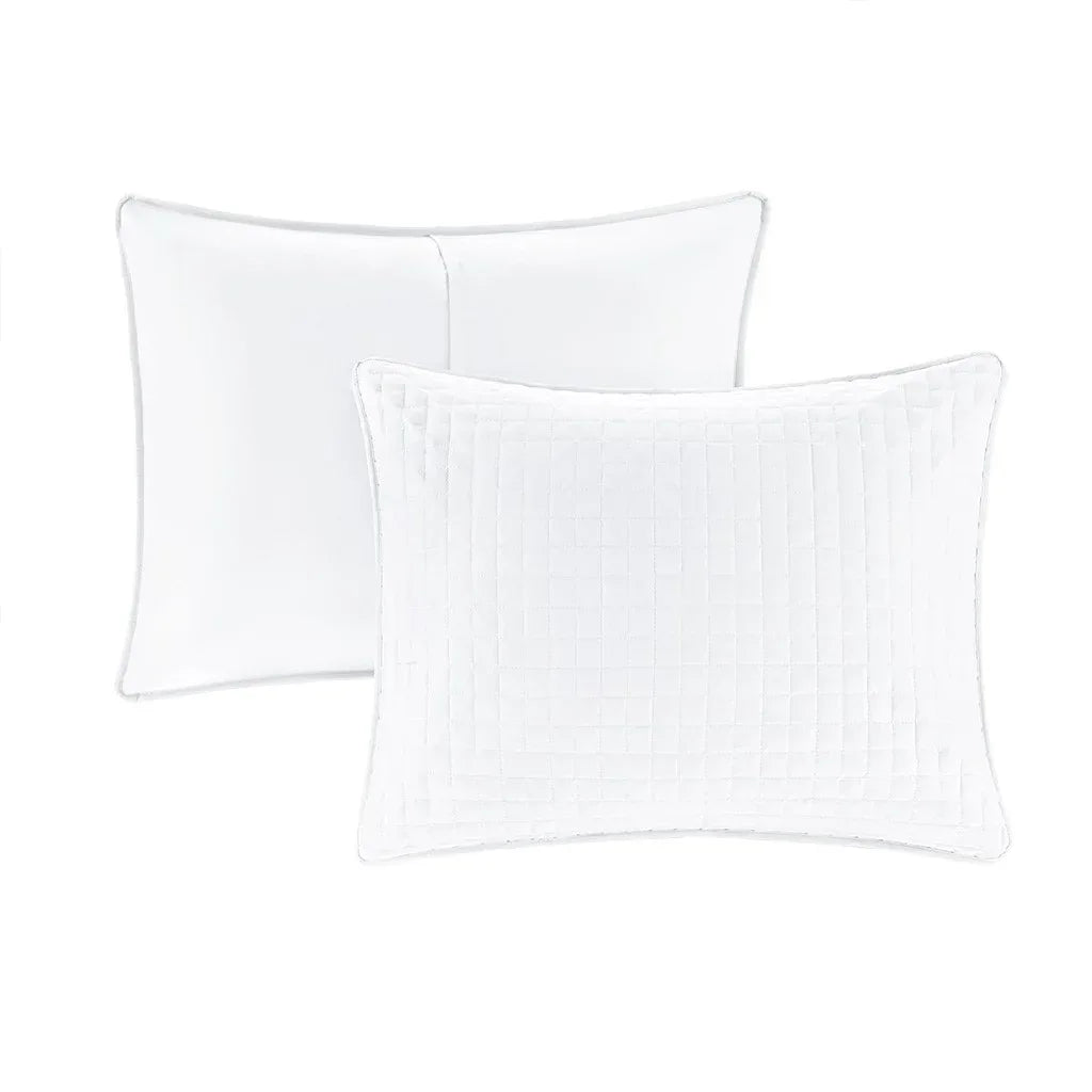 Otto 3 Piece Reversible Quilt Set - White - Gifts for You 'n Me