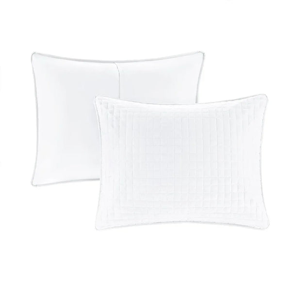 Otto 3 Piece Reversible Quilt Set - White - Gifts for You 'n Me