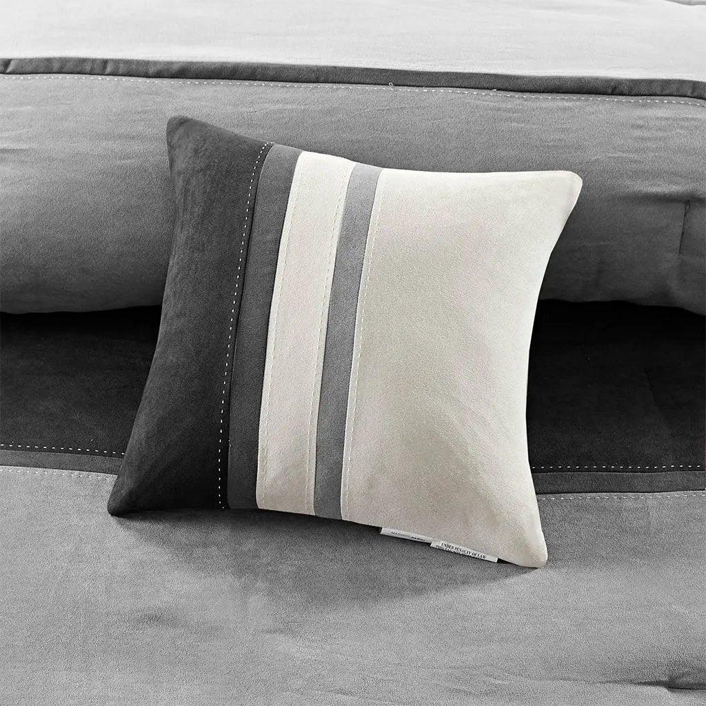Palisades 7 Piece Faux Suede Comforter Set by Madison Park - Gifts for You 'n Me