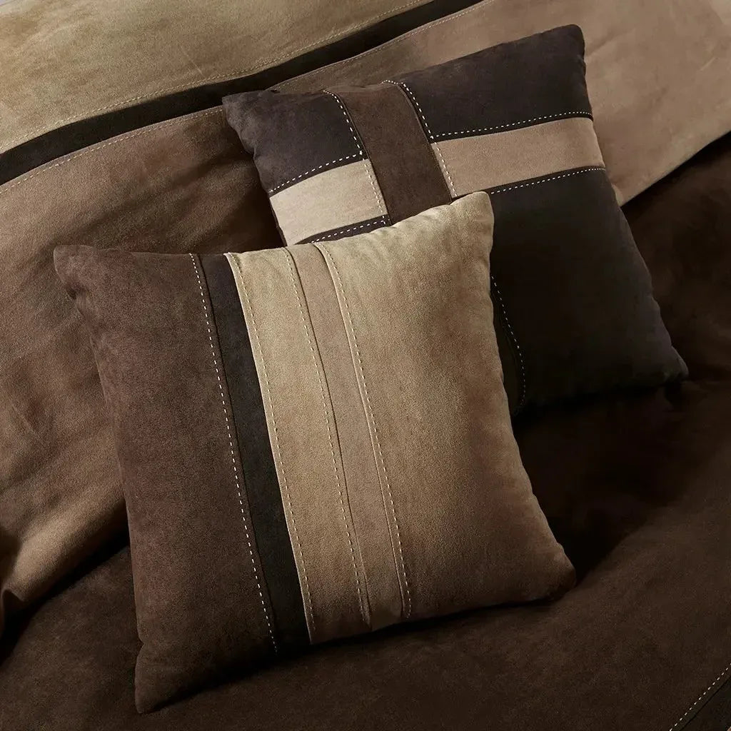 Palisades 7 Piece Faux Suede Comforter Set by Madison Park - Gifts for You 'n Me