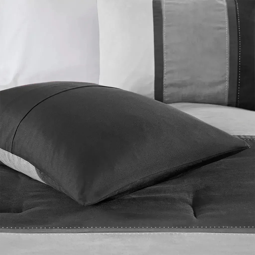 Palisades 7 Piece Faux Suede Comforter Set by Madison Park - Gifts for You 'n Me