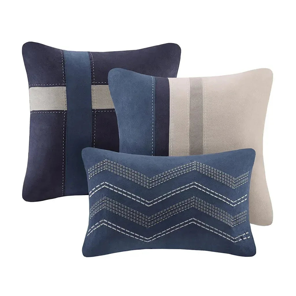 Palisades 7 Piece Faux Suede Comforter Set by Madison Park - Gifts for You 'n Me