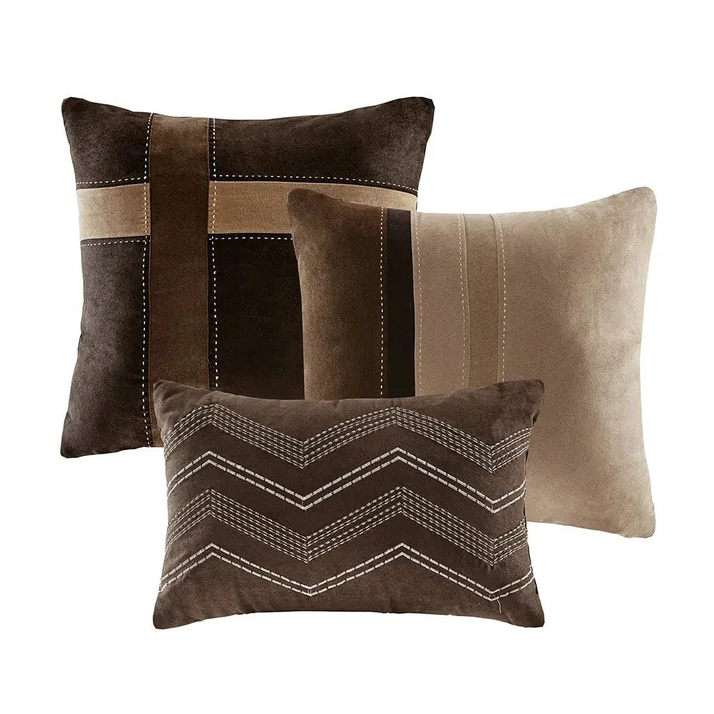 Palisades 7 Piece Faux Suede Comforter Set by Madison Park - Gifts for You 'n Me