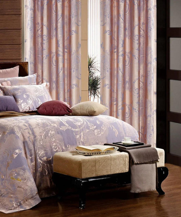Pandora, Dolce Mela Window Treatment Damask Drapes Pandora Curtain Panel 58x98