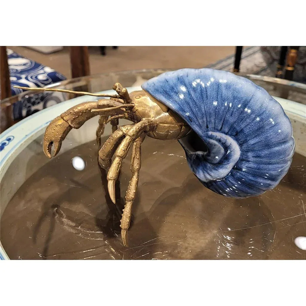 Porcelain / Bronze Hermit Crab - Gifts for You 'n Me