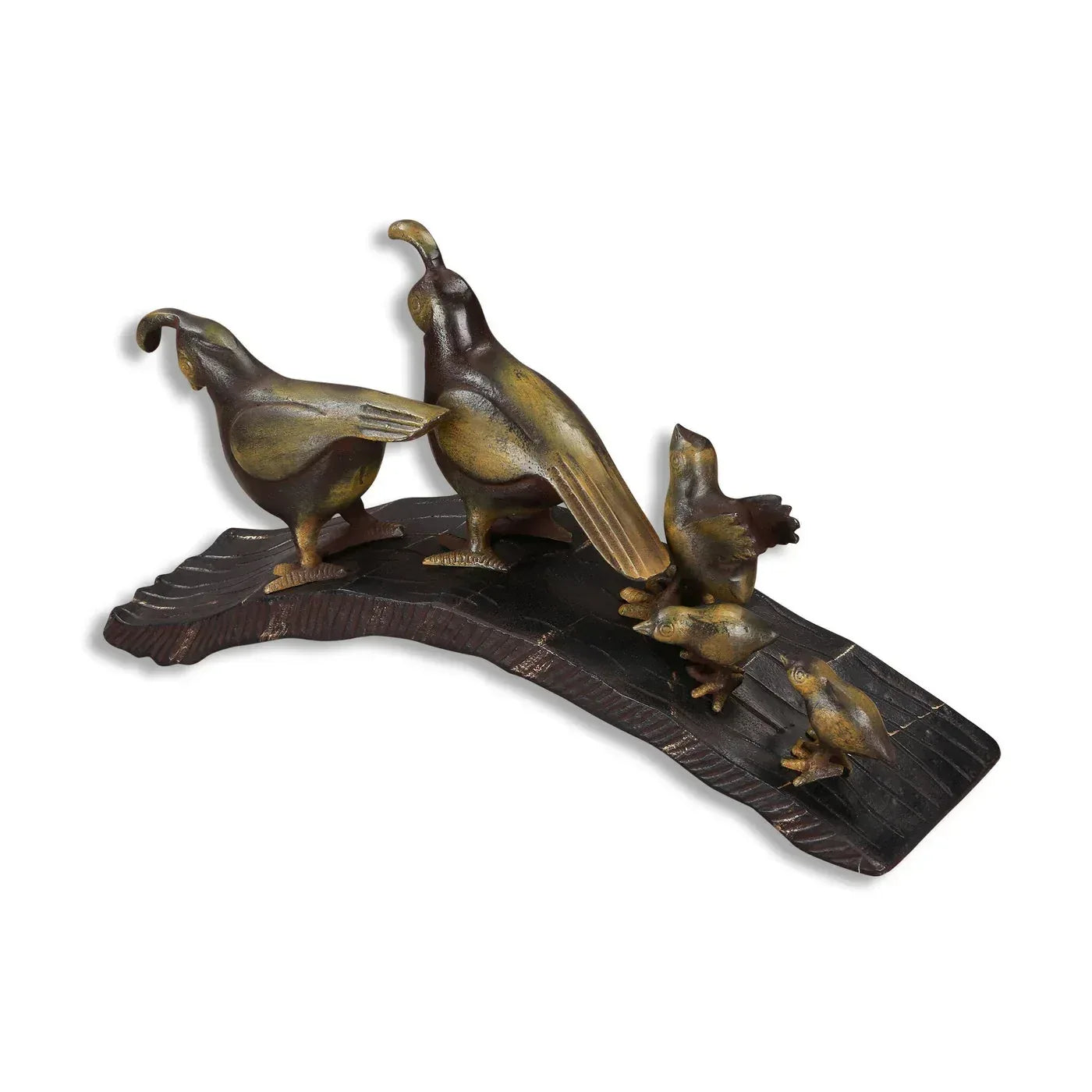 Quail Family Parade Garden Sculpture - Gifts for You 'n Me