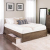 Queen Select 4-Post Platform Bed with 2 Drawers