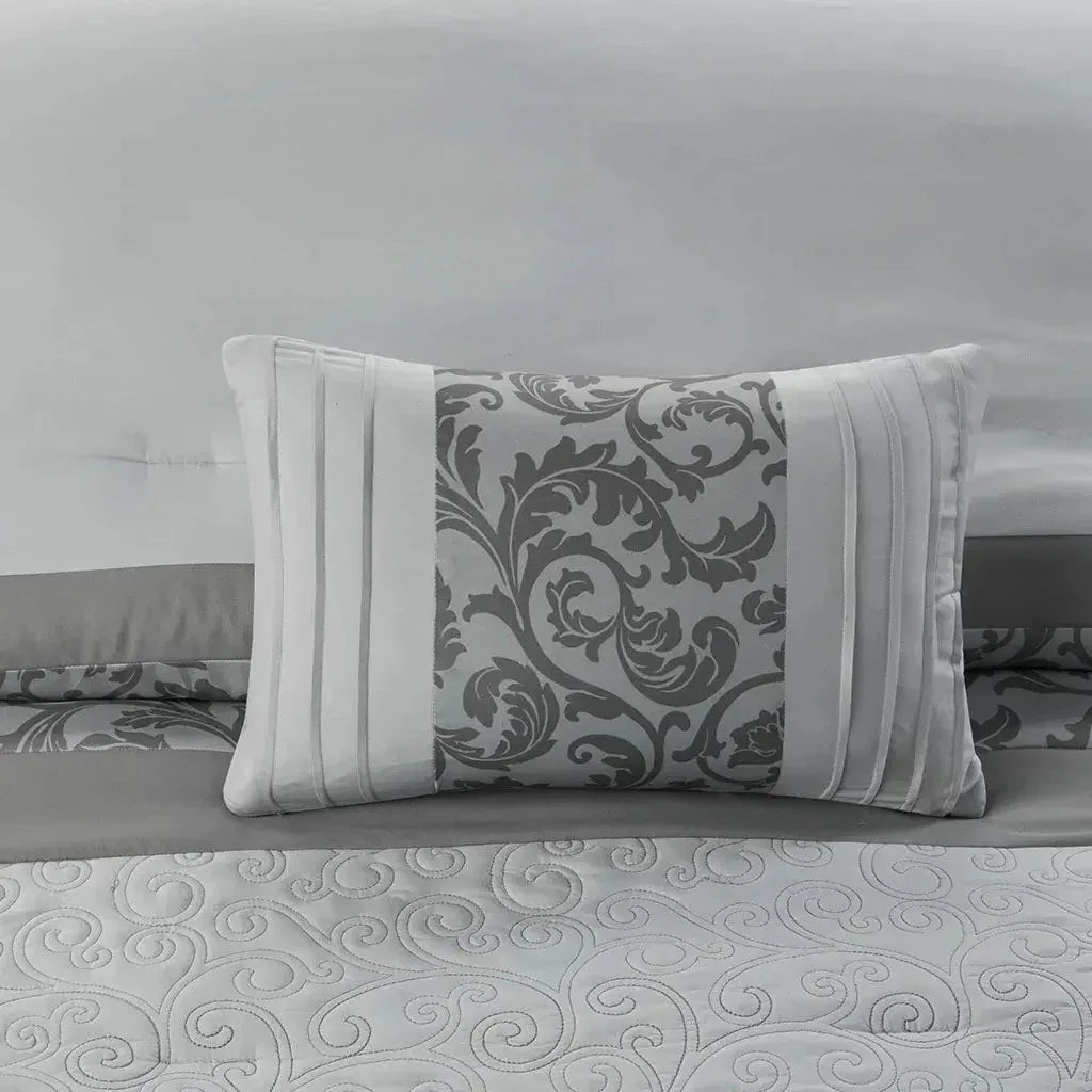 Ramsey Embroidered 8 Piece Comforter Set by 510 Design - Gifts for You 'n Me