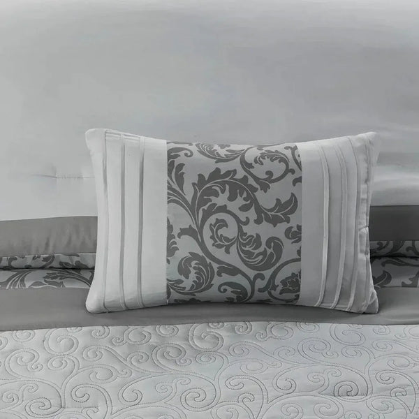 Ramsey Embroidered 8 Piece Comforter Set by 510 Design - Gifts for You 'n Me