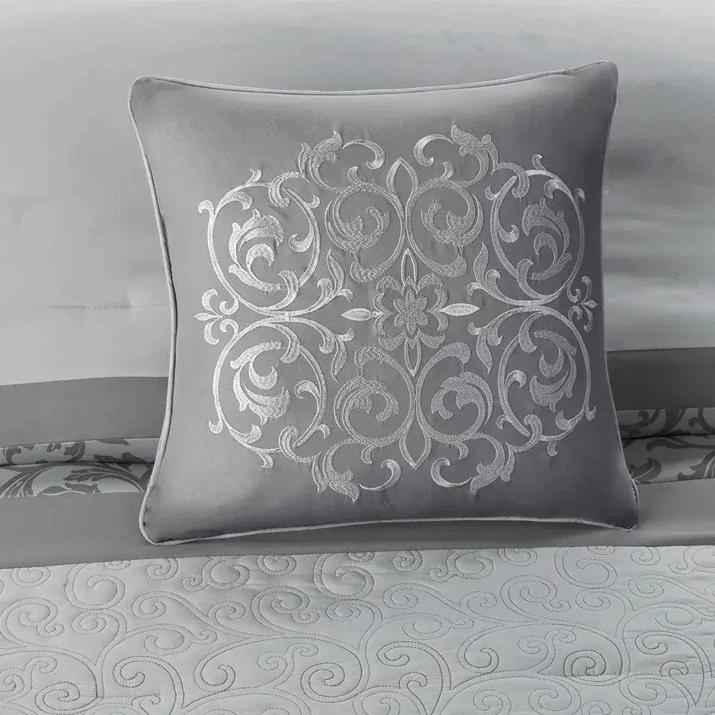 Ramsey Embroidered 8 Piece Comforter Set by 510 Design - Gifts for You 'n Me