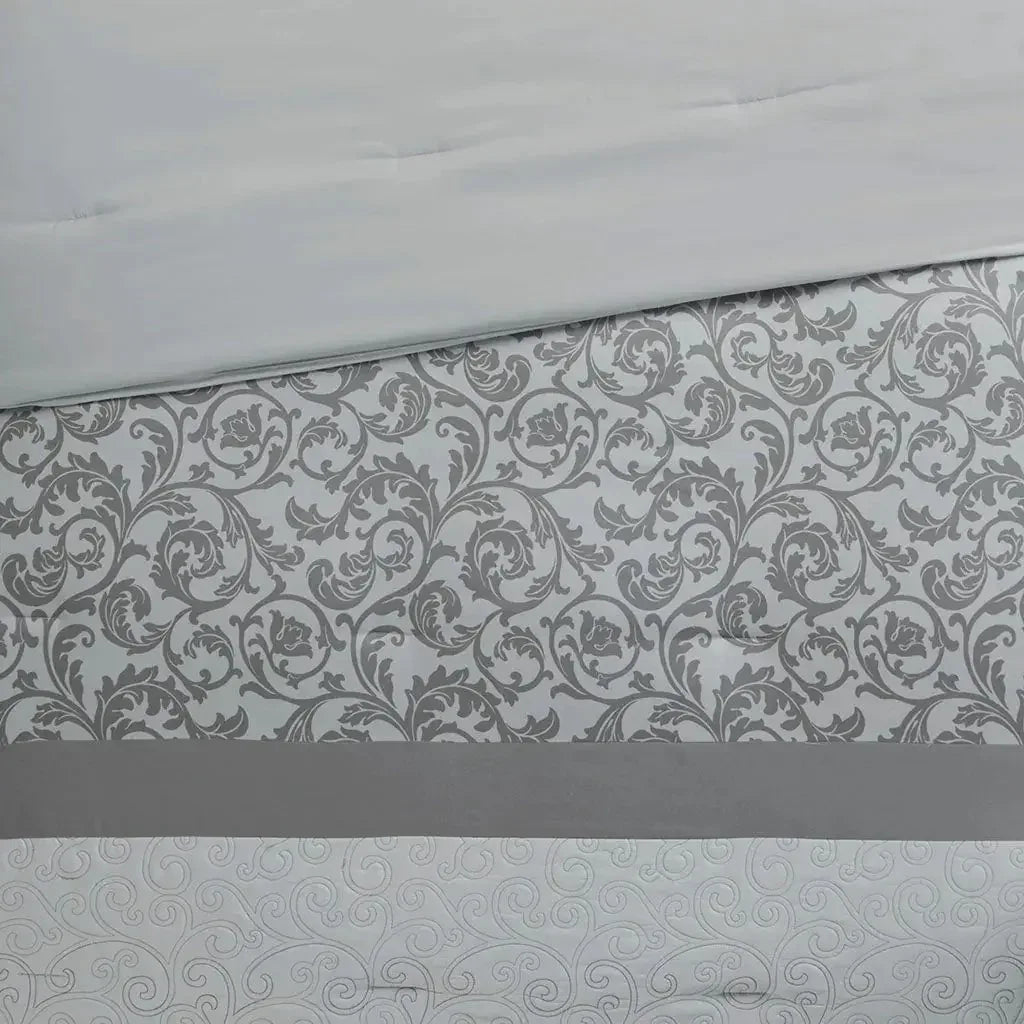 Ramsey Embroidered 8 Piece Comforter Set by 510 Design - Gifts for You 'n Me