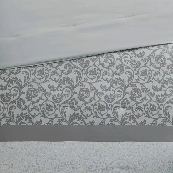 Ramsey Embroidered 8 Piece Comforter Set by 510 Design - Gifts for You 'n Me