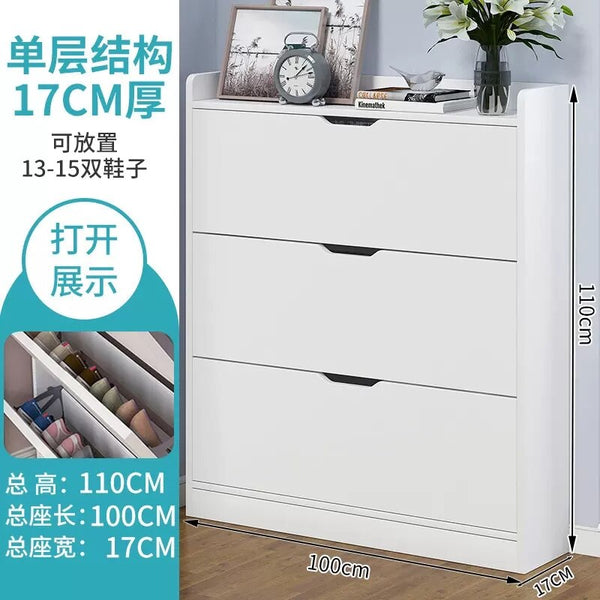 Multilayer Shoe Cabinets With Door Entryway Entrance Furniture Organizer Organizador De Zapatos Ultra Thin Shoe Cabinet