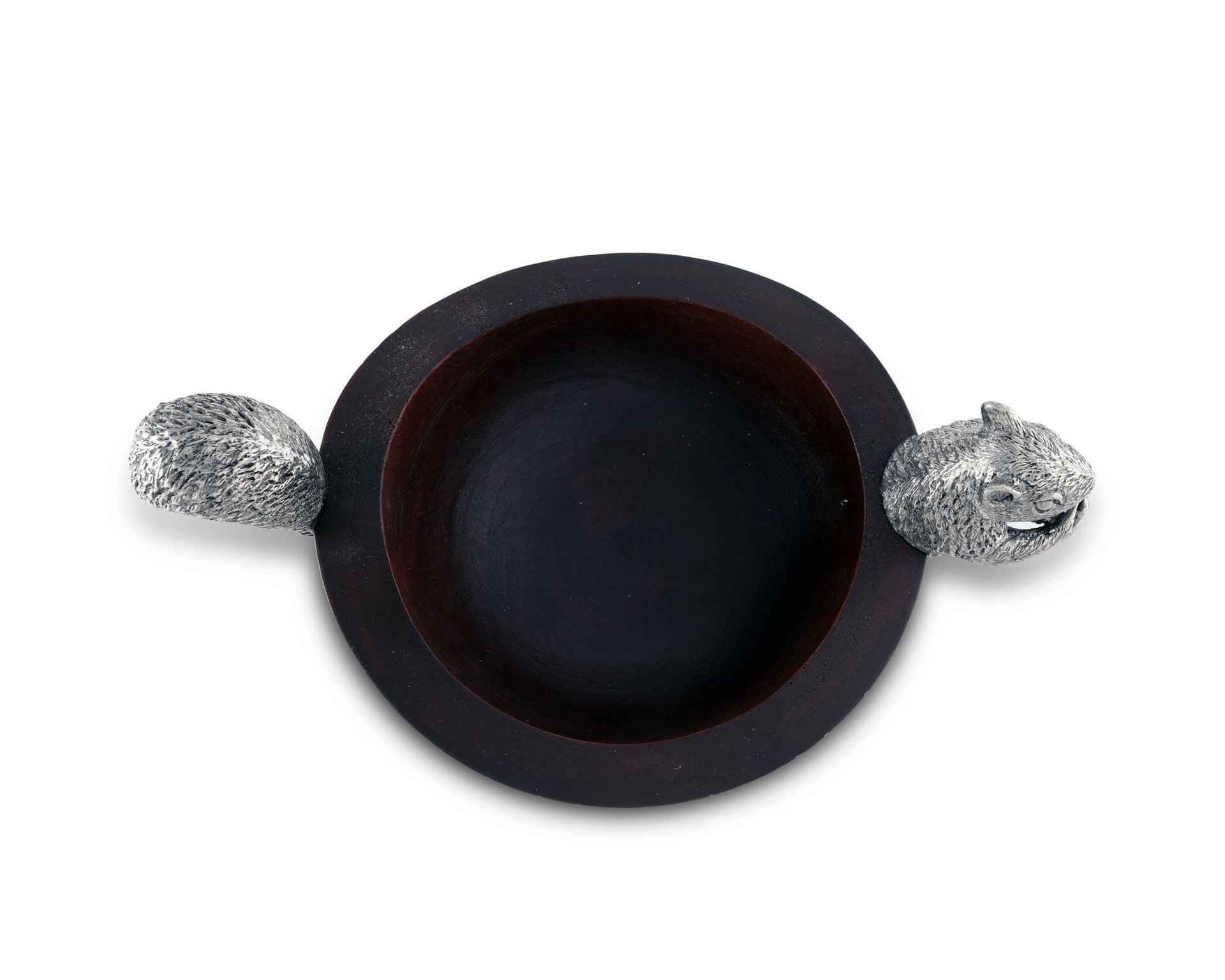 SQUIRREL HEAD AND TAIL NUT BOWL - SM